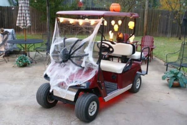 Ghost Halloween Golf carts decoration