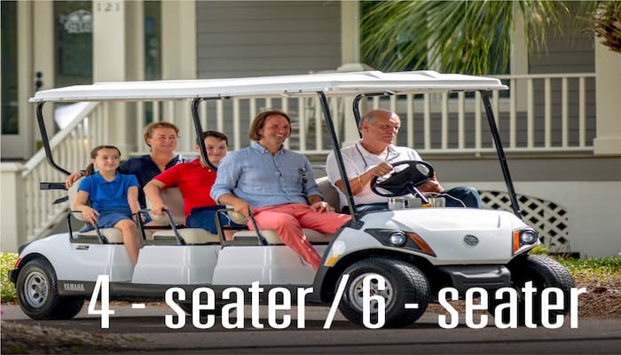 Perfect 4 and 6 Seater Golf Cart