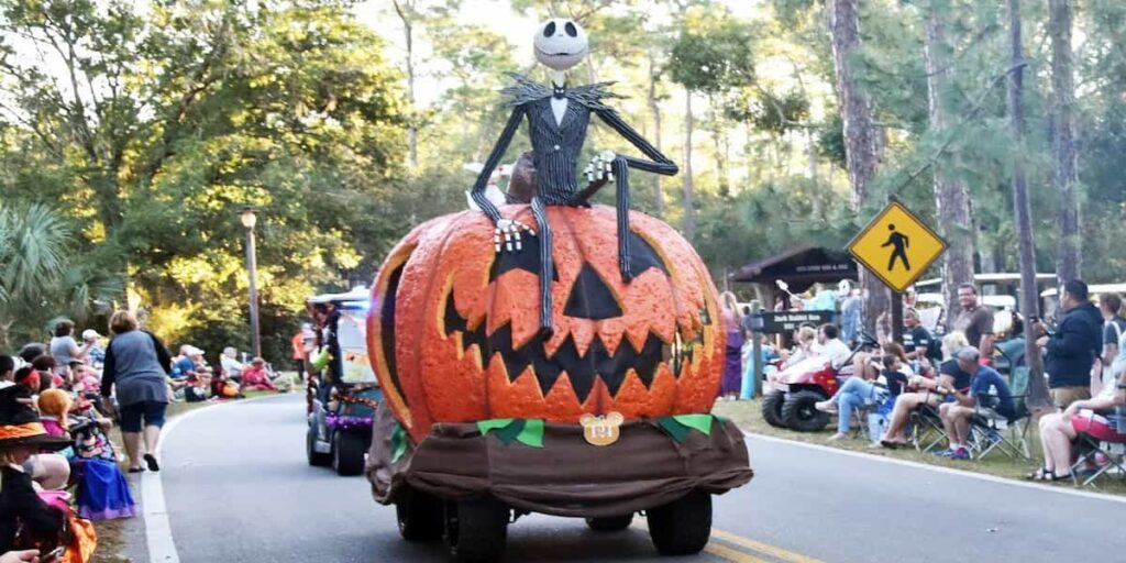 Pumkins Halloween Golf carts decoration